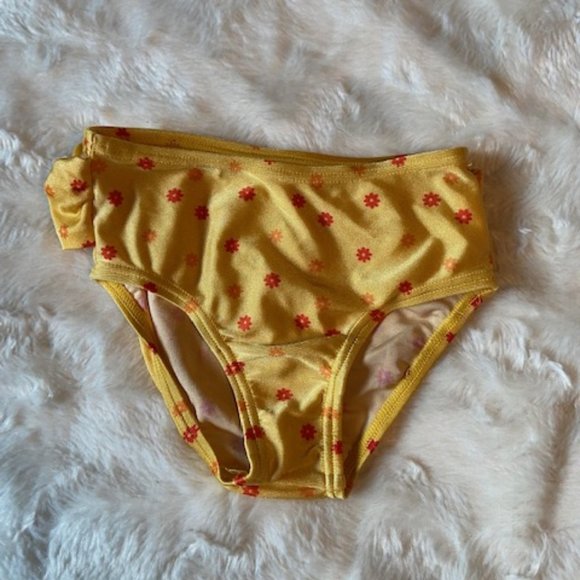 2/$25 Aqua Plus Yellow-Gold swim suit Girls Size 24 MTHS - Picture 6 of 9